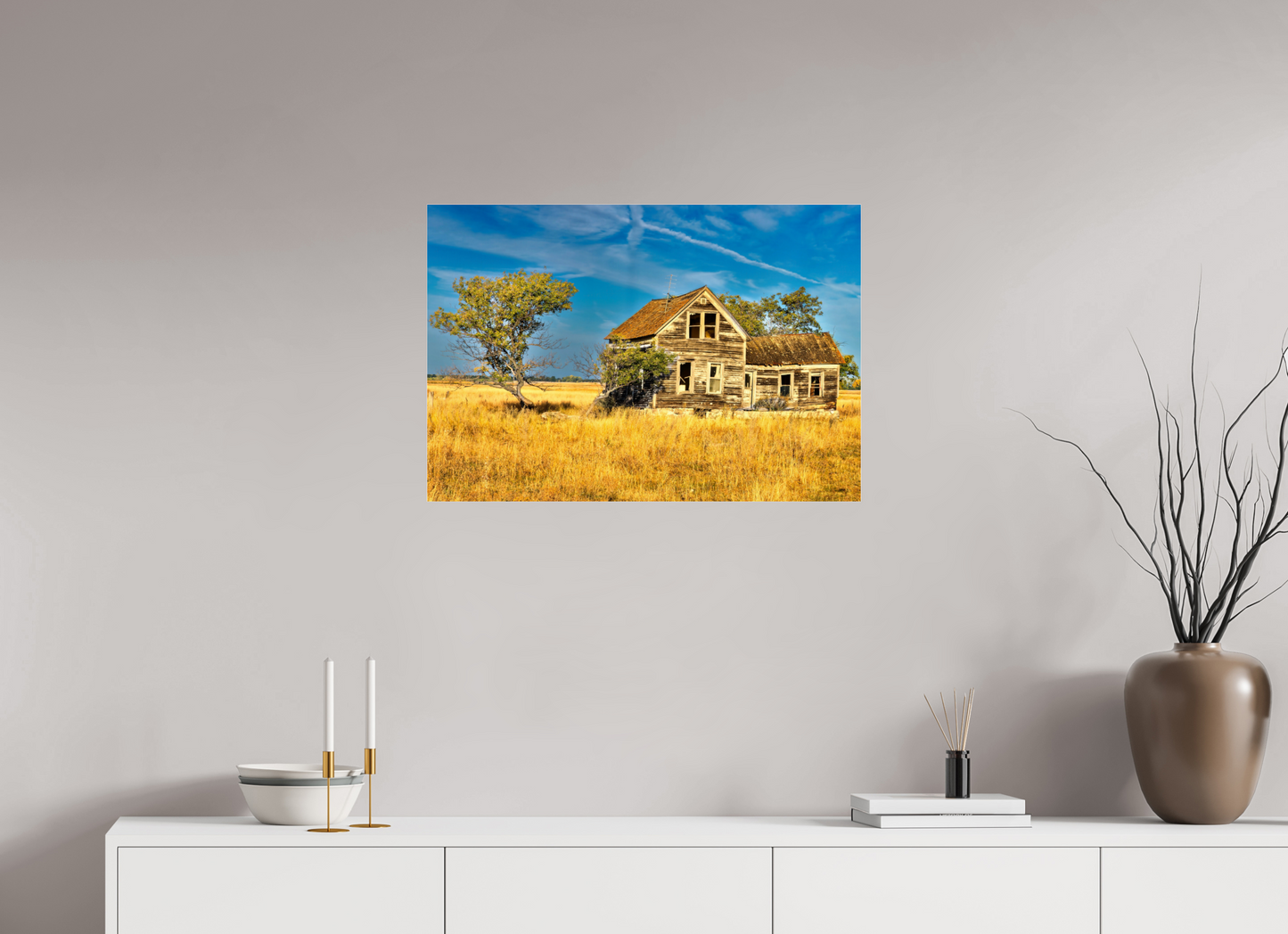29.2 x 20″, Photo Print Under Acrylic Glass Lone Tree Metal Acrylic Glass