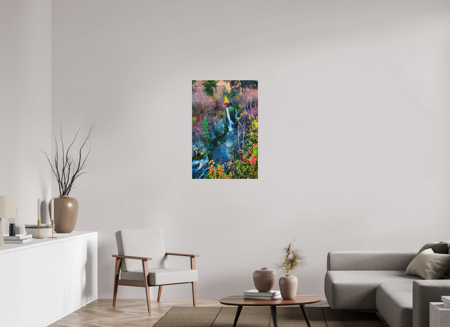 24 x 36″, Wood Print Roughneck Falls Spearfish Canyon