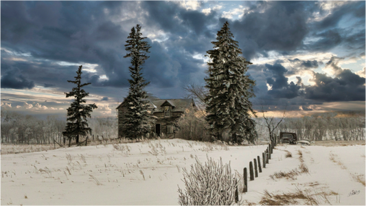Main image Storm Clouds of Winter Metal Acrylic Glass