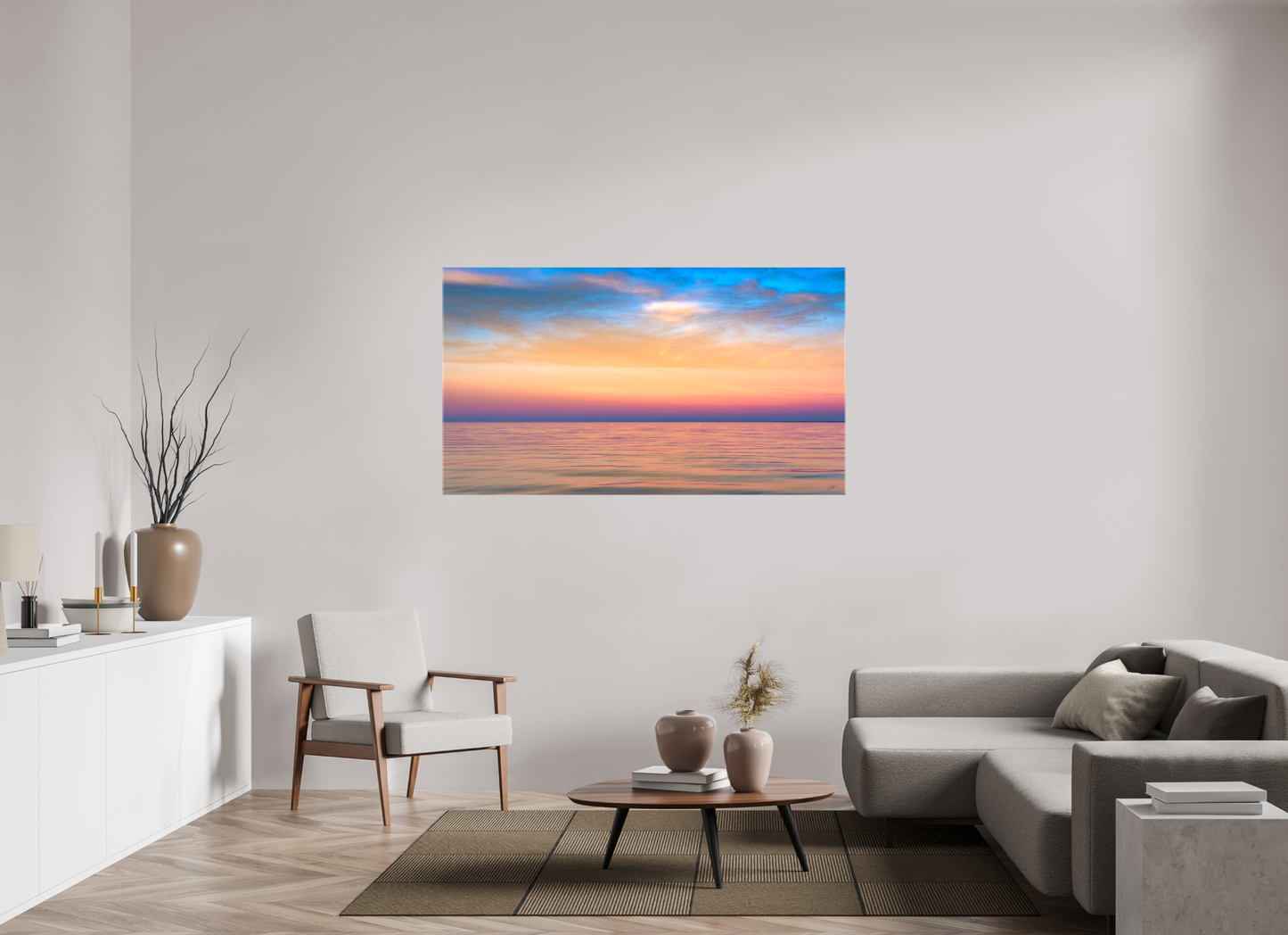 64 x 36″, Stretched Canvas Lake of the Woods