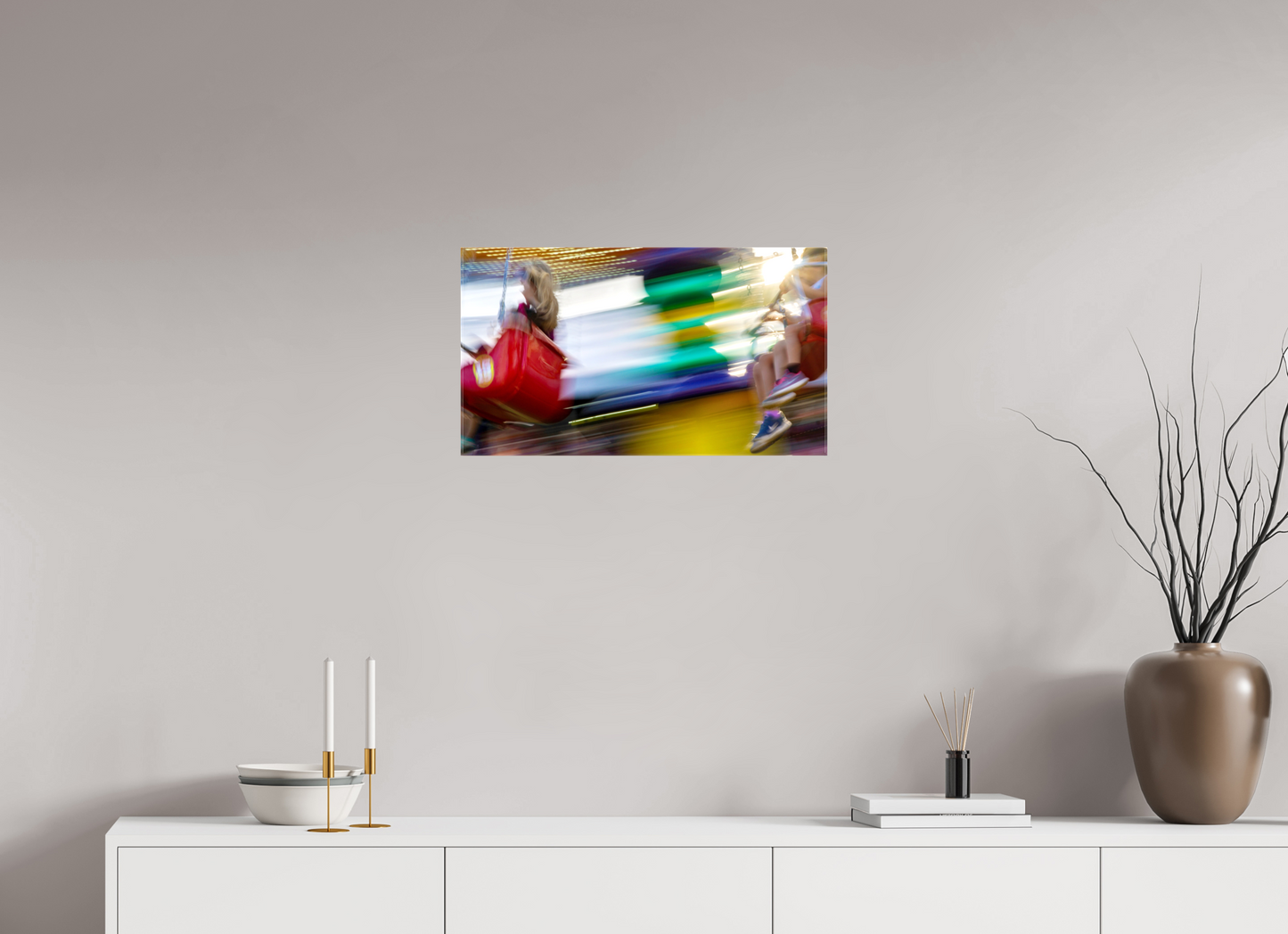 24 x 13.5″, Stretched Canvas Carnival Joy