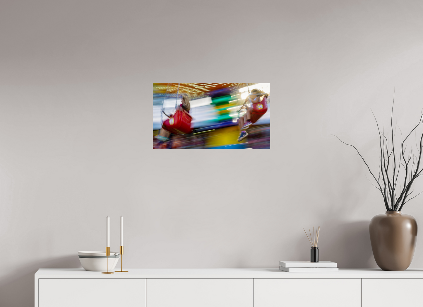 24 x 13.5″, Photo Print Under Acrylic Glass Carnival Metal Acrylic Glass