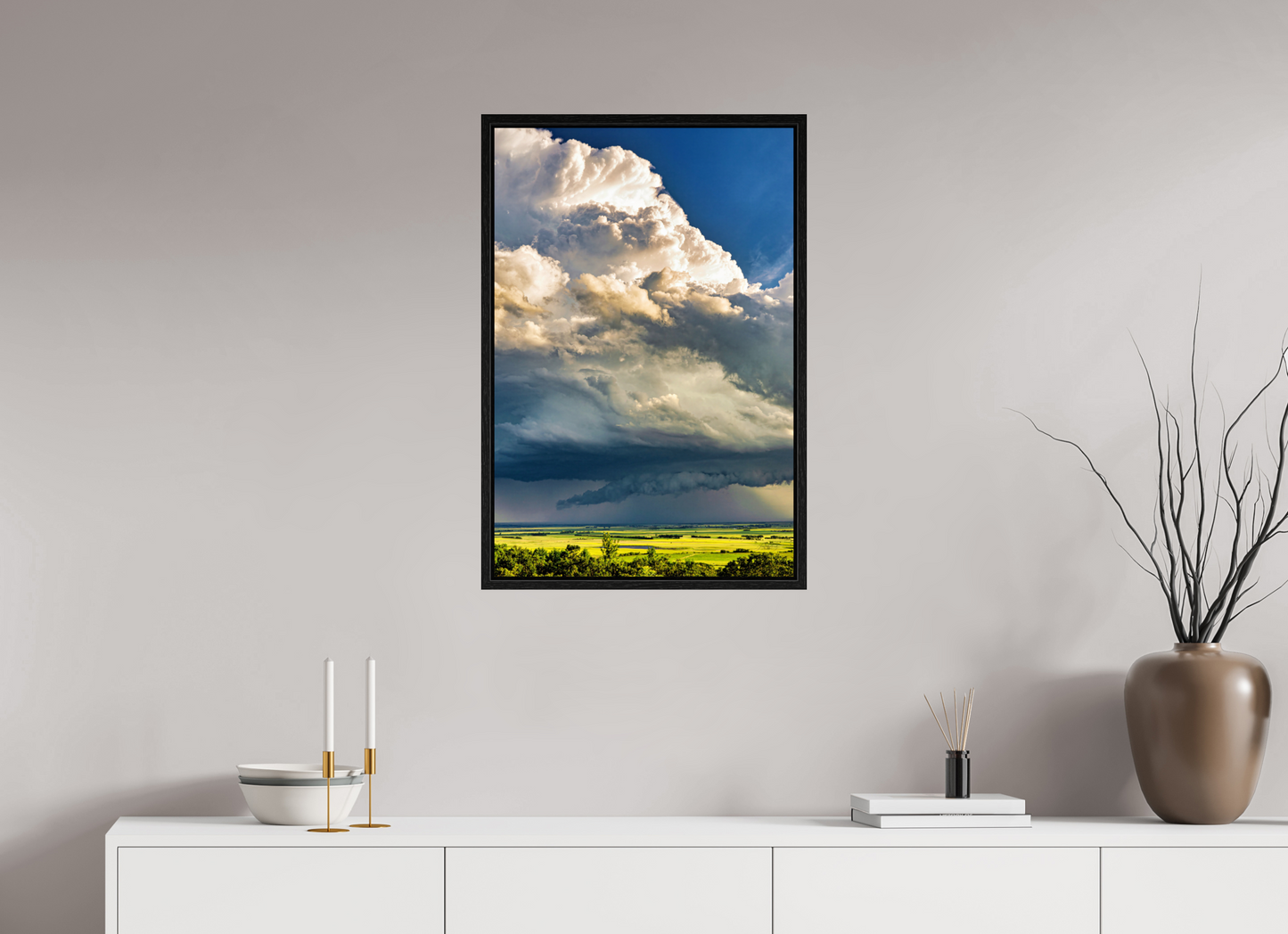 20 x 30″, Floater Frame Dakota Thunder