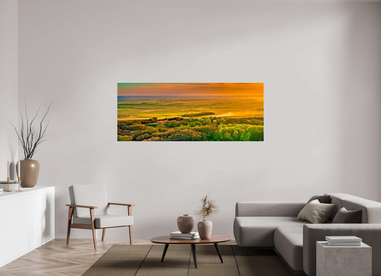 77.5 x 31″, Photo Print Under Acrylic Glass Dakota Harvest Metal Acrylic Glass
