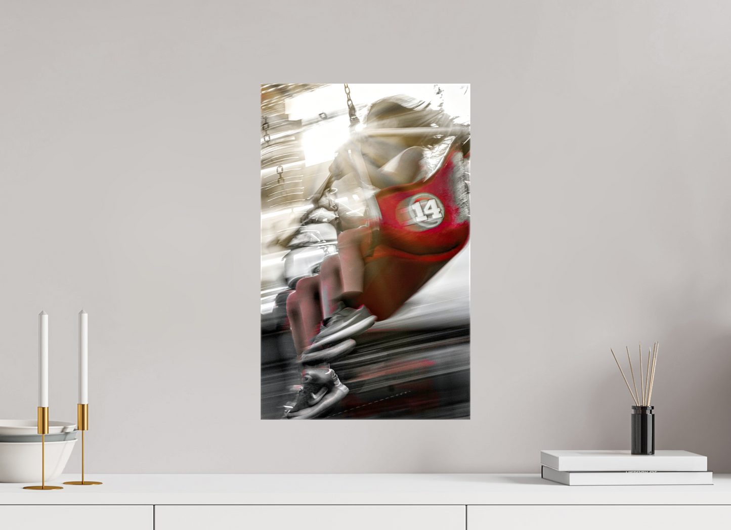 12 x 19.4″, Stretched Canvas Joy