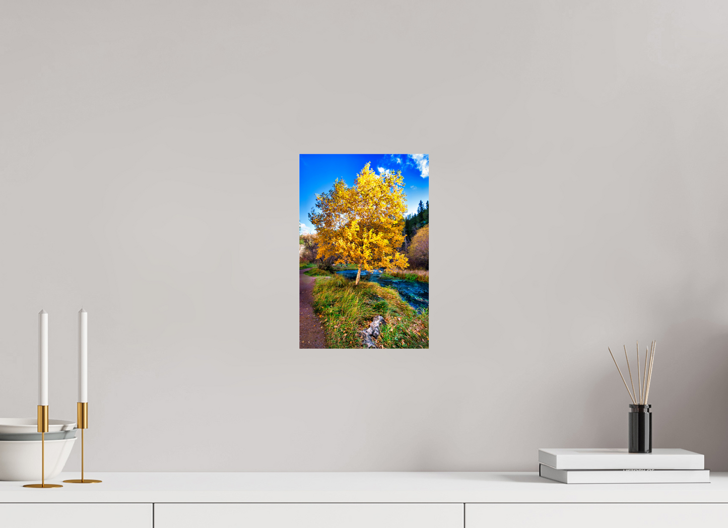 8 x 12″, Photo Print On Fuji Crystal DP II Spearfish Canyon Yellow Tree