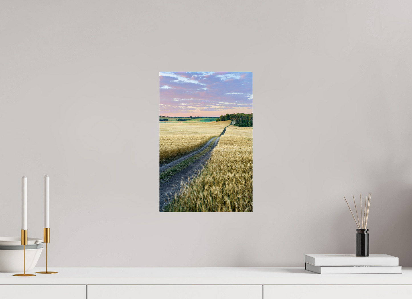 10 x 15″, Photo Print Under Acrylic Glass Farm to Market - Metal Acrylic Glass