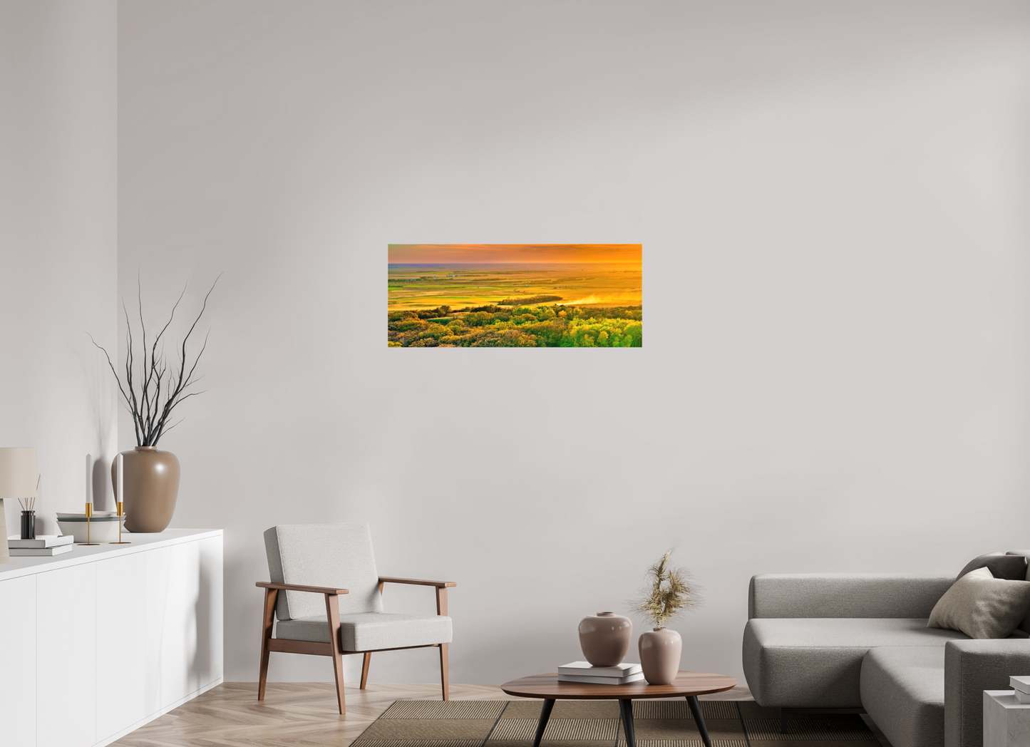 40 x 16″, Fine Textile Canvas Dakota Harvest