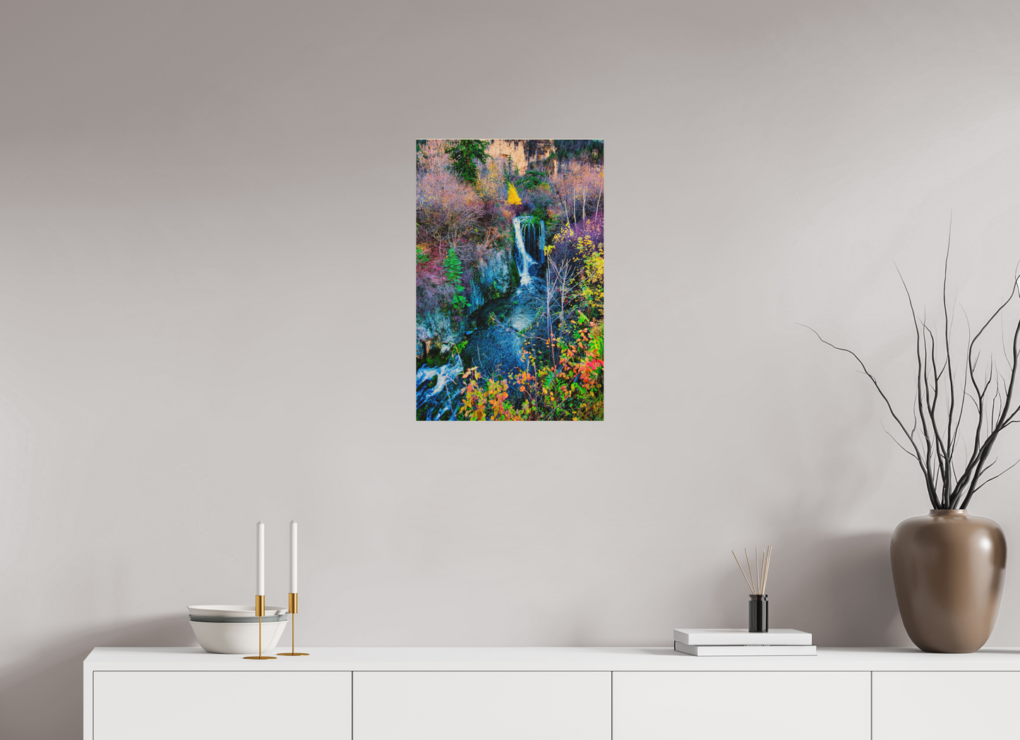 16 x 24″, Wood Print Roughneck Falls Spearfish Canyon