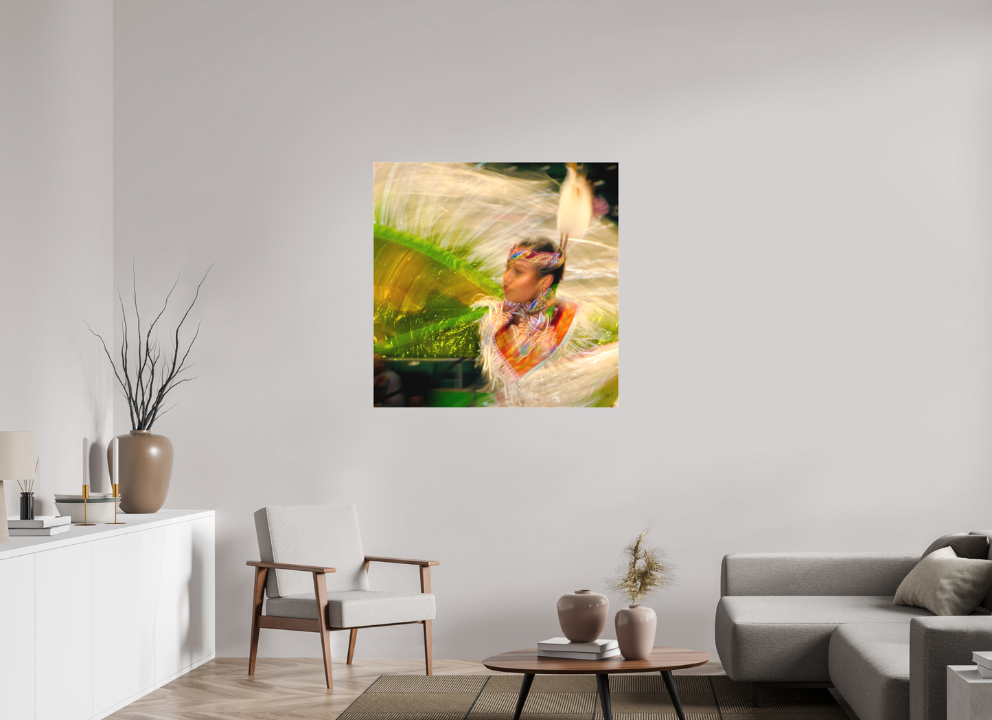 40 x 40″, Fine Textile Canvas Grace