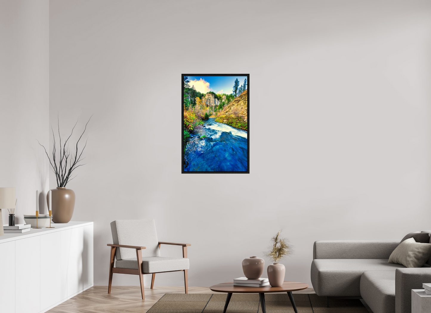 24 x 36″, Floater Frame Spearfish Canyon Stream
