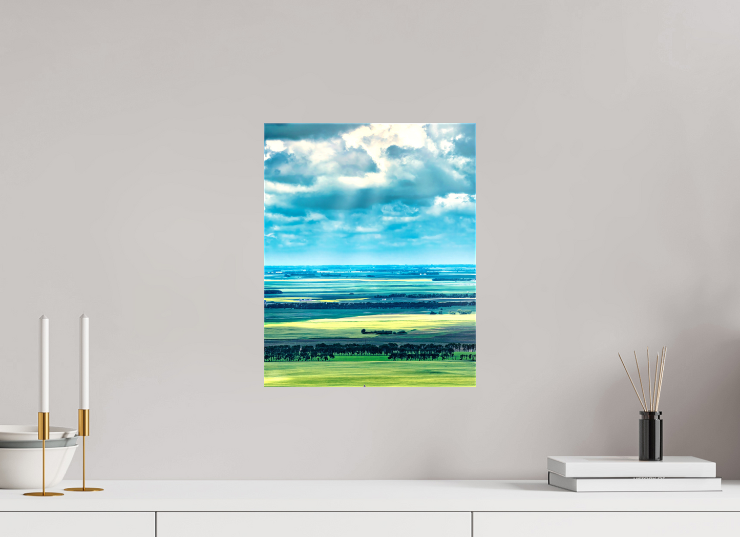 12 x 15″, Stretched Canvas Faith on the Prairies