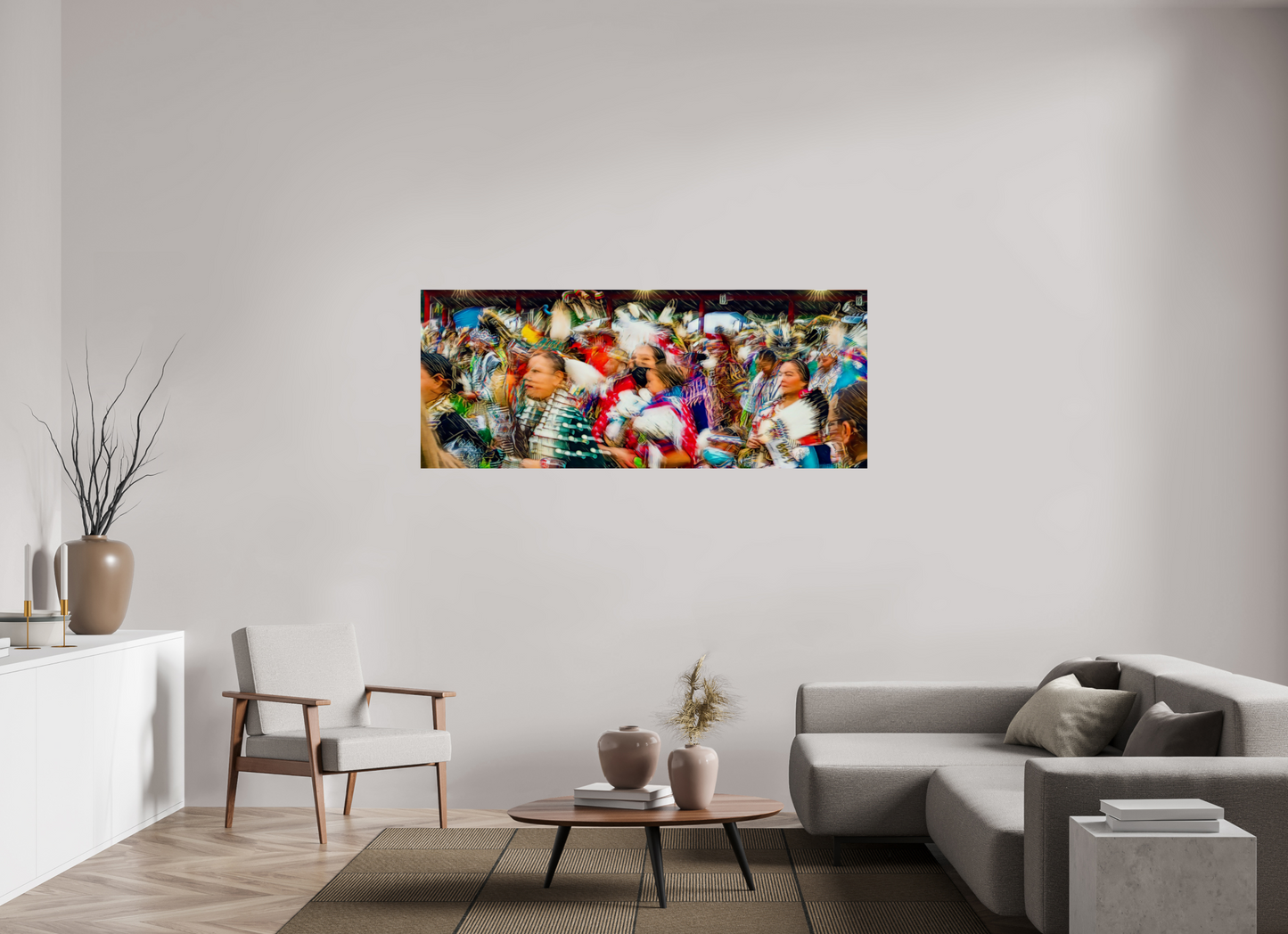 70 x 28″, Metal Prints Grand Entry