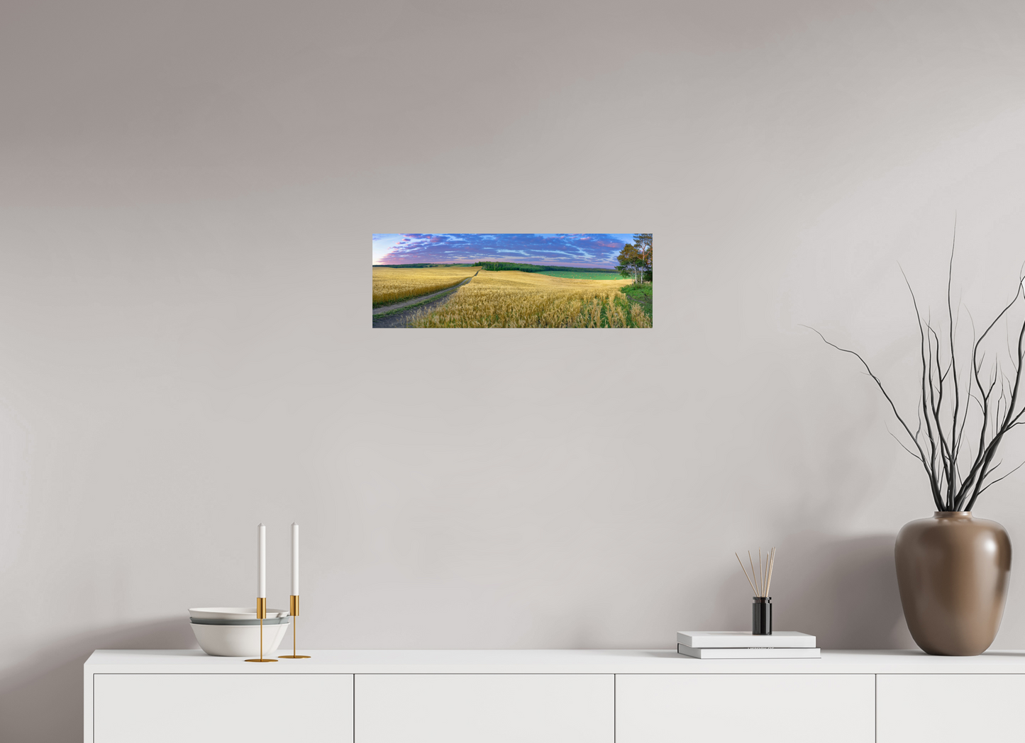 23.7 x 8″, Metal Prints Paradise Valley