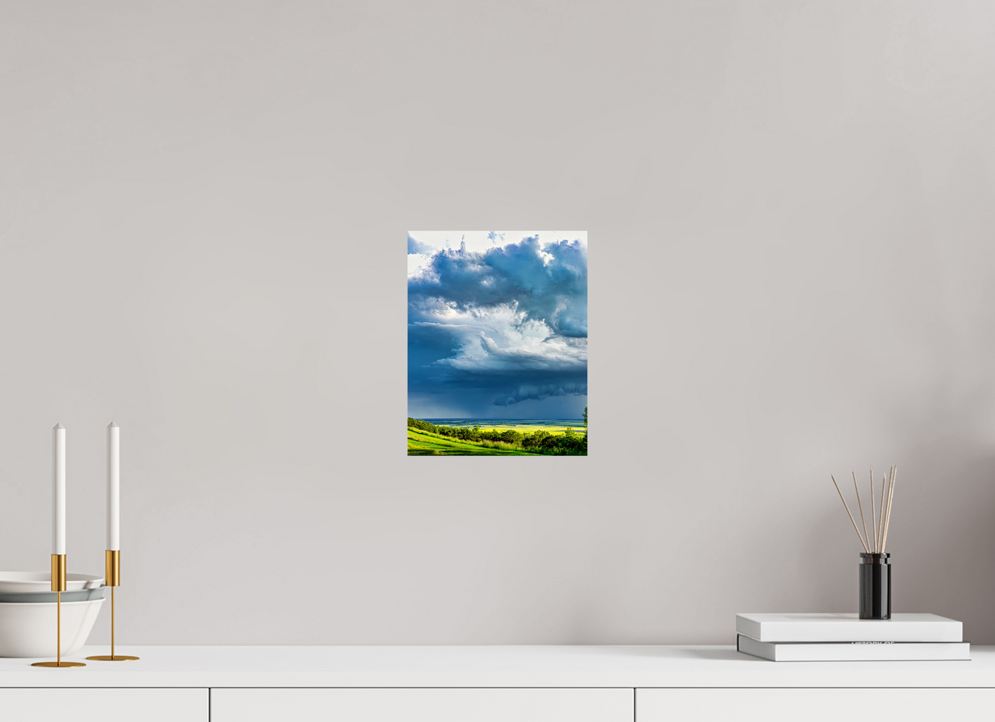 8 x 10″, Metal Prints Prairie Rains