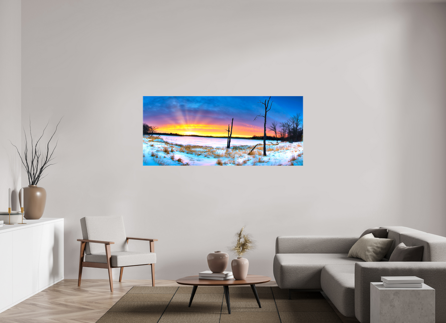 71.7 x 31″, Stretched Canvas Winters Walk
