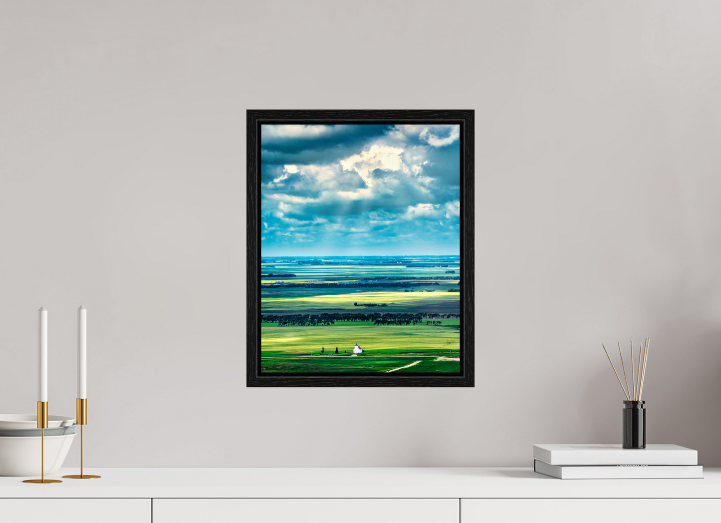 12 x 15″, Floater Frame Faith on the Prairies