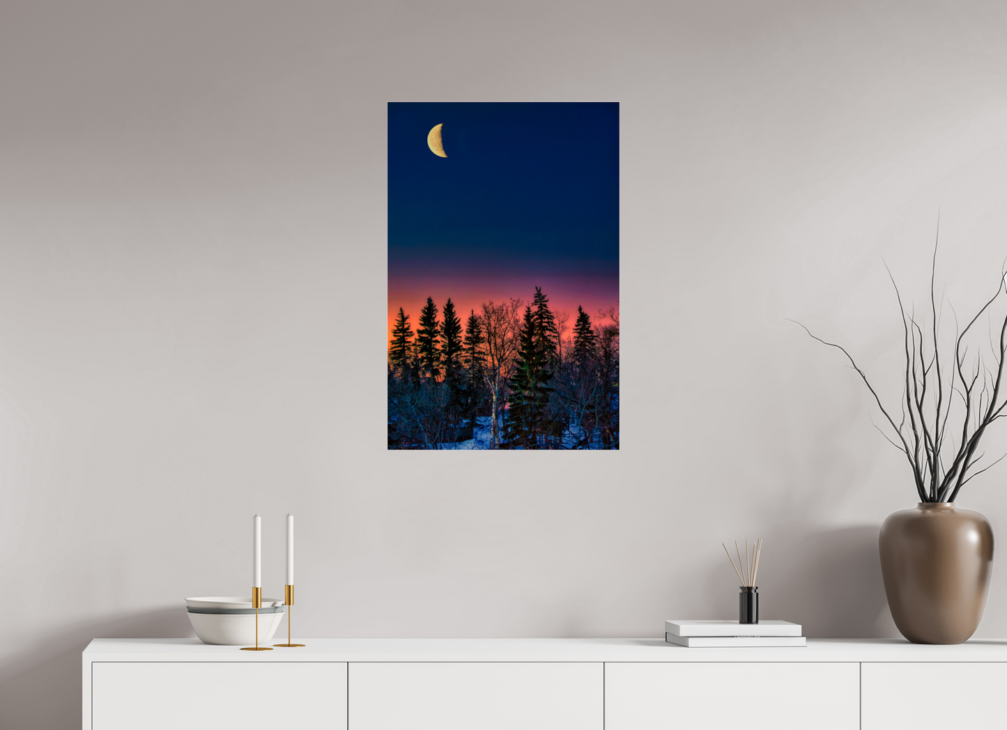 20 x 30″, Acrylic Glass. .16 thick Howl at the Moon