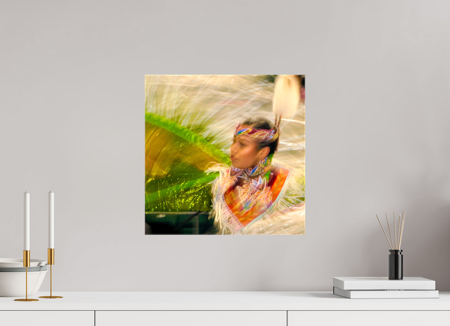 15 x 15″, Stretched Canvas Grace