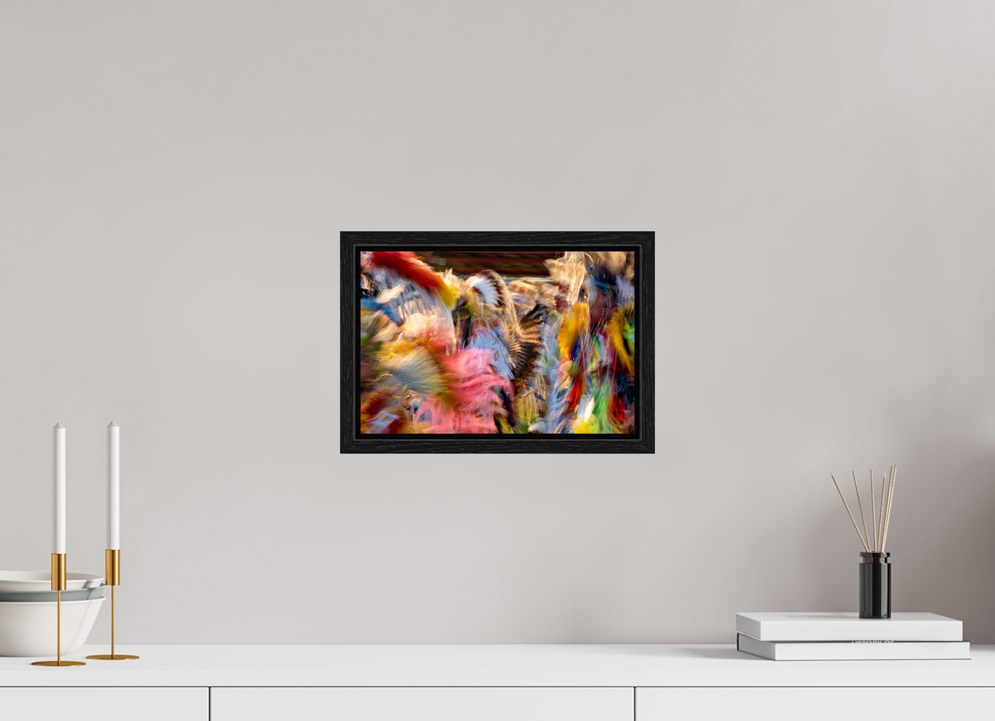 12 x 8″, Floater Frame Native Colors