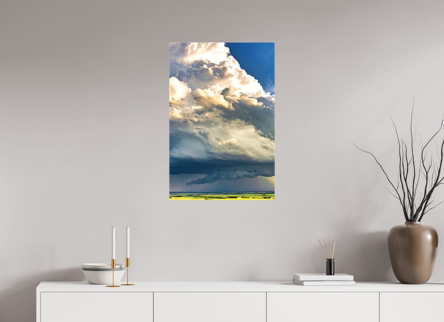 20 x 30″, Stretched Canvas Dakota Thunder