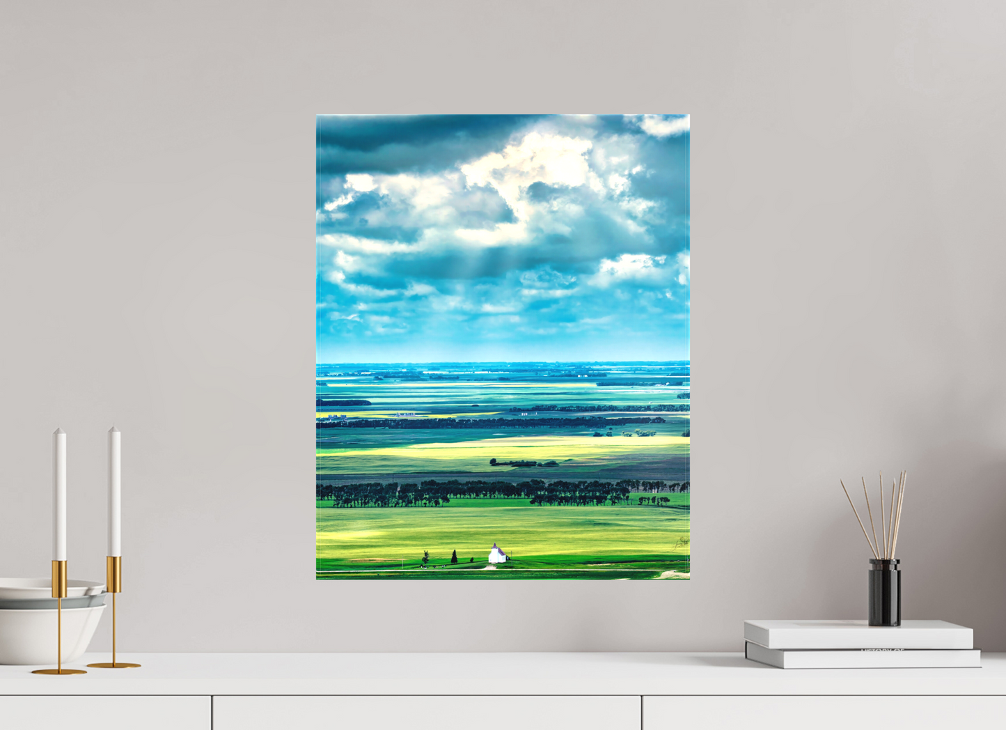 16 x 20″, Fine Textile Canvas Faith on the Prairies