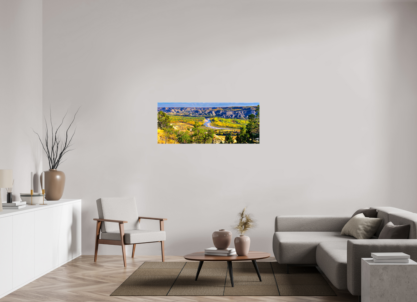 50 x 20″, Stretched Canvas Little Missouri