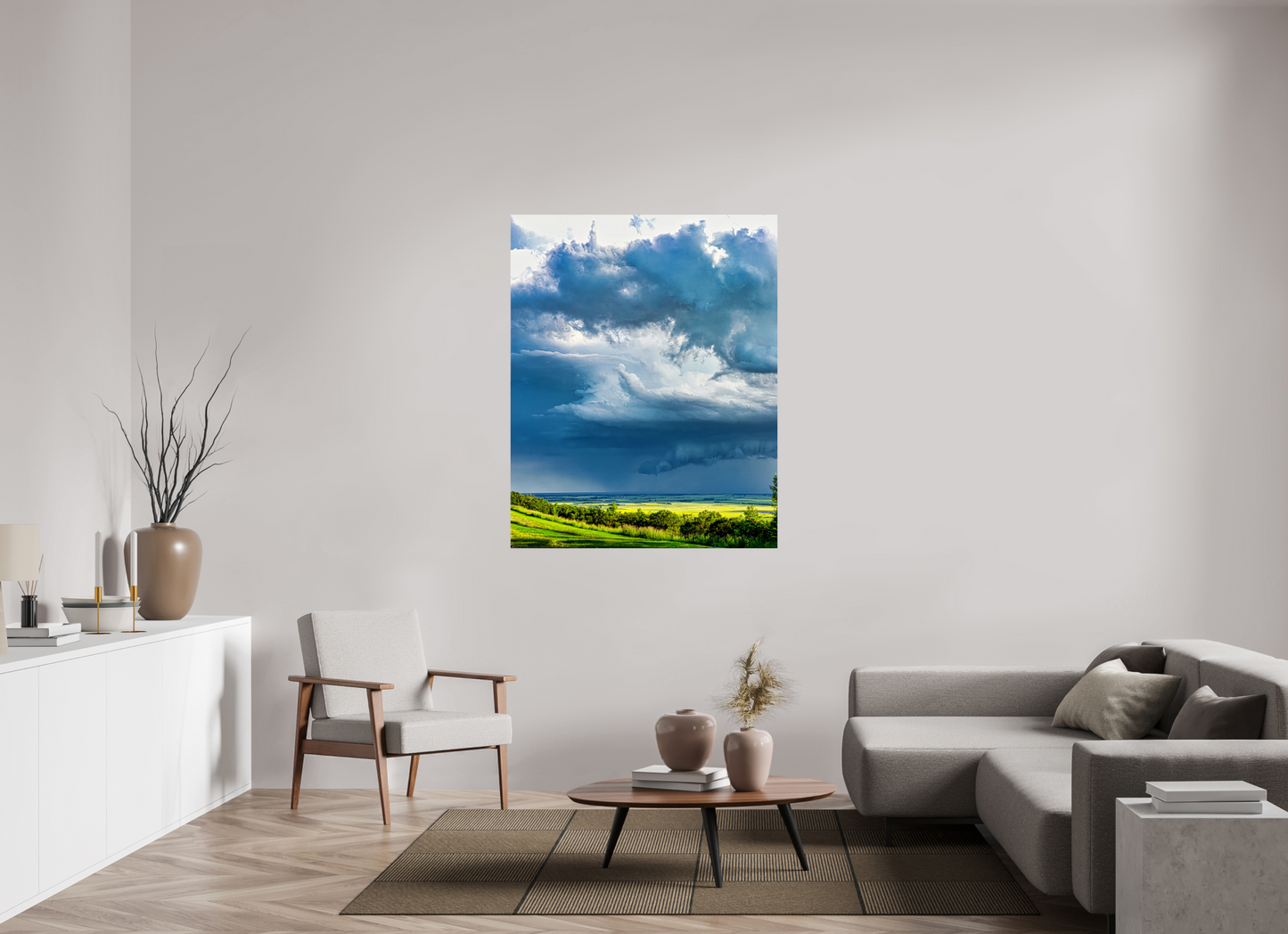 43 x 53.7″, Photo Print On Fuji Crystal DP II Prairie Rains