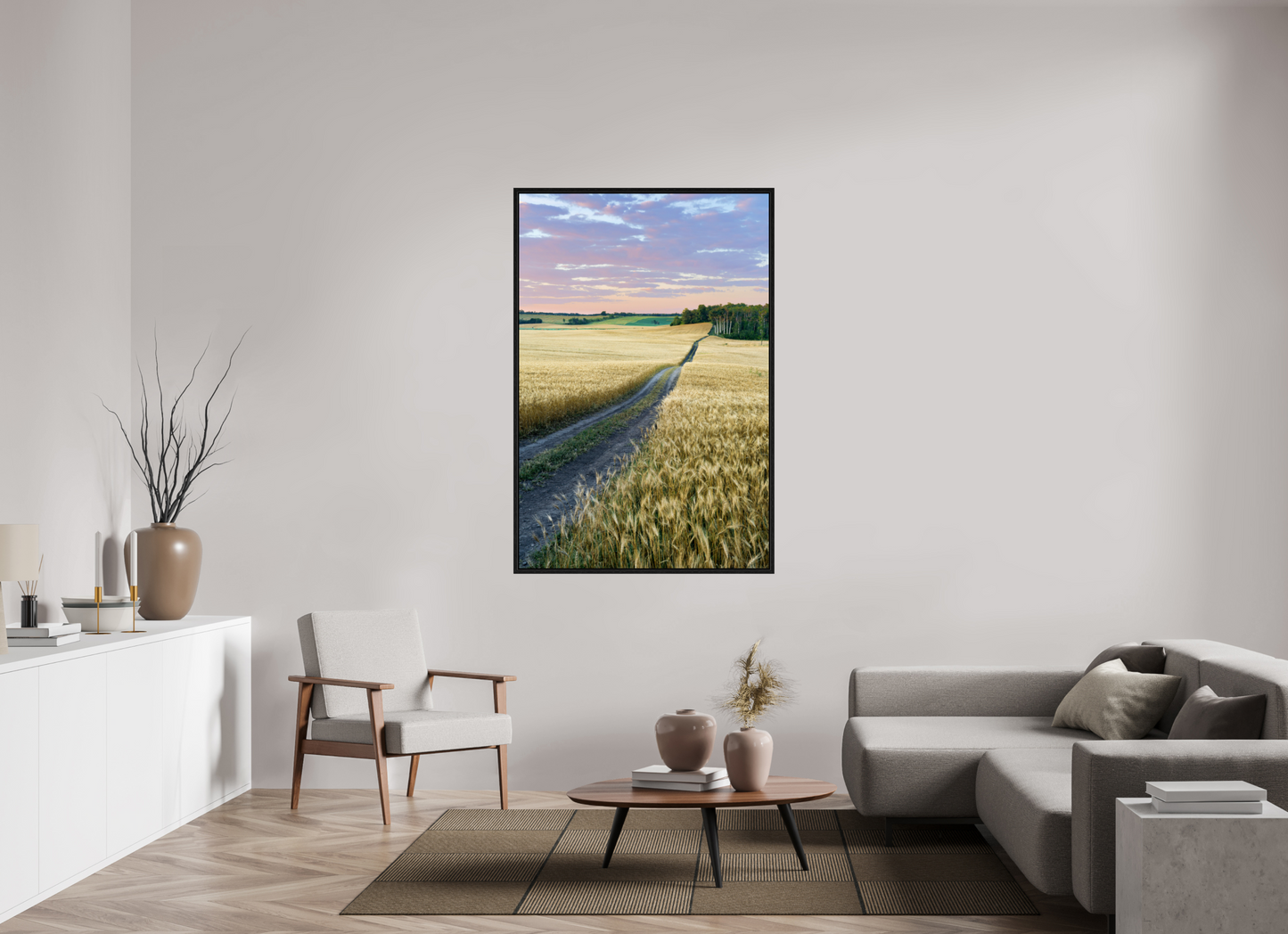 40 x 60″, Floater Frame Farm to Market