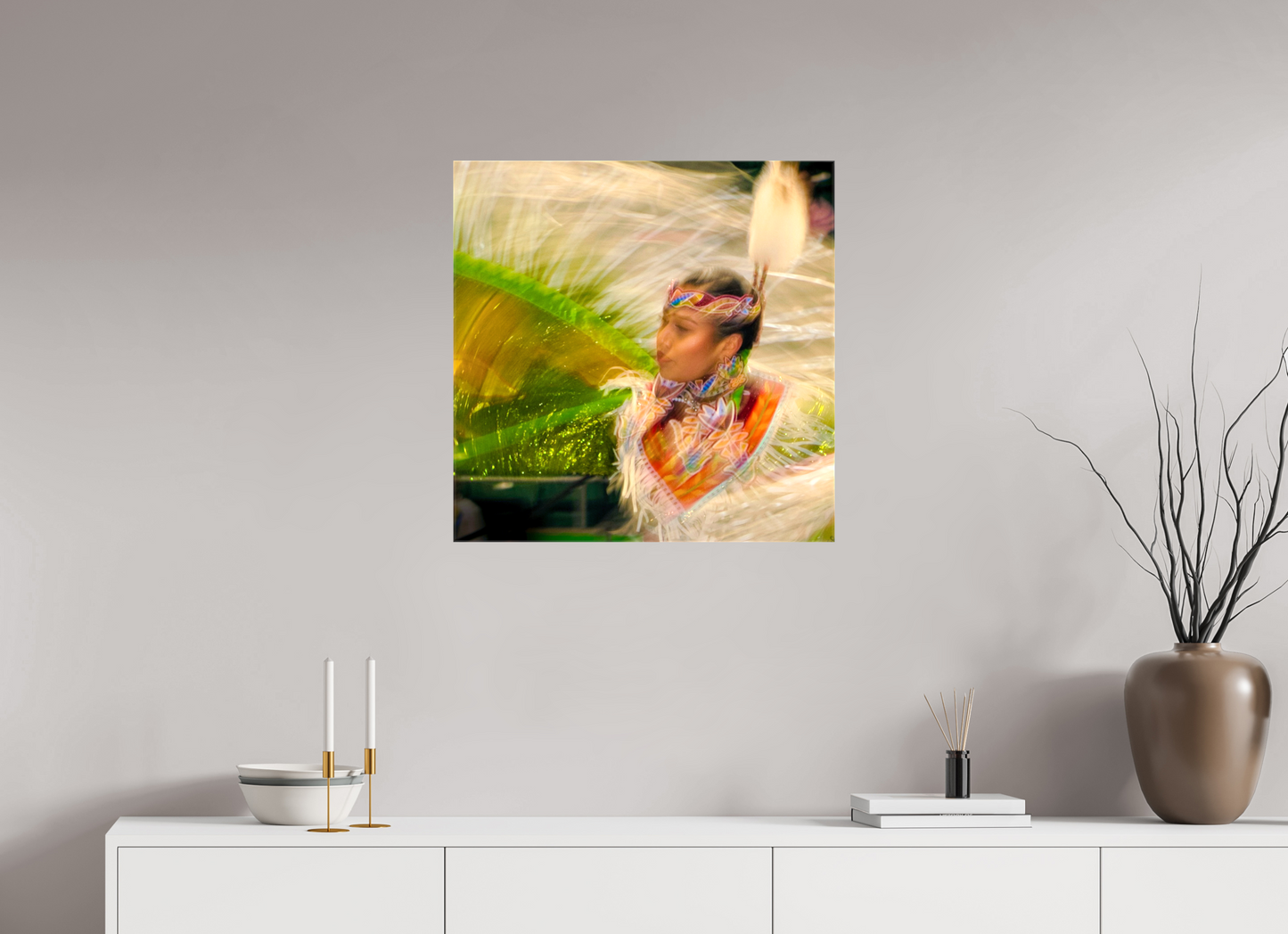 25 x 25″, Stretched Canvas Grace