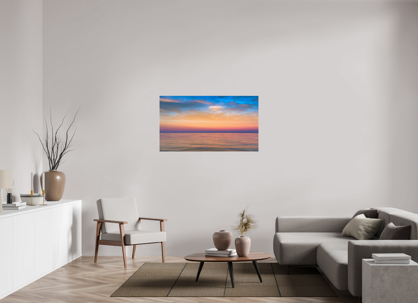 49 x 27.6″, Photo Print Under Acrylic Glass Lake of the Woods Metal Acrylic Glass