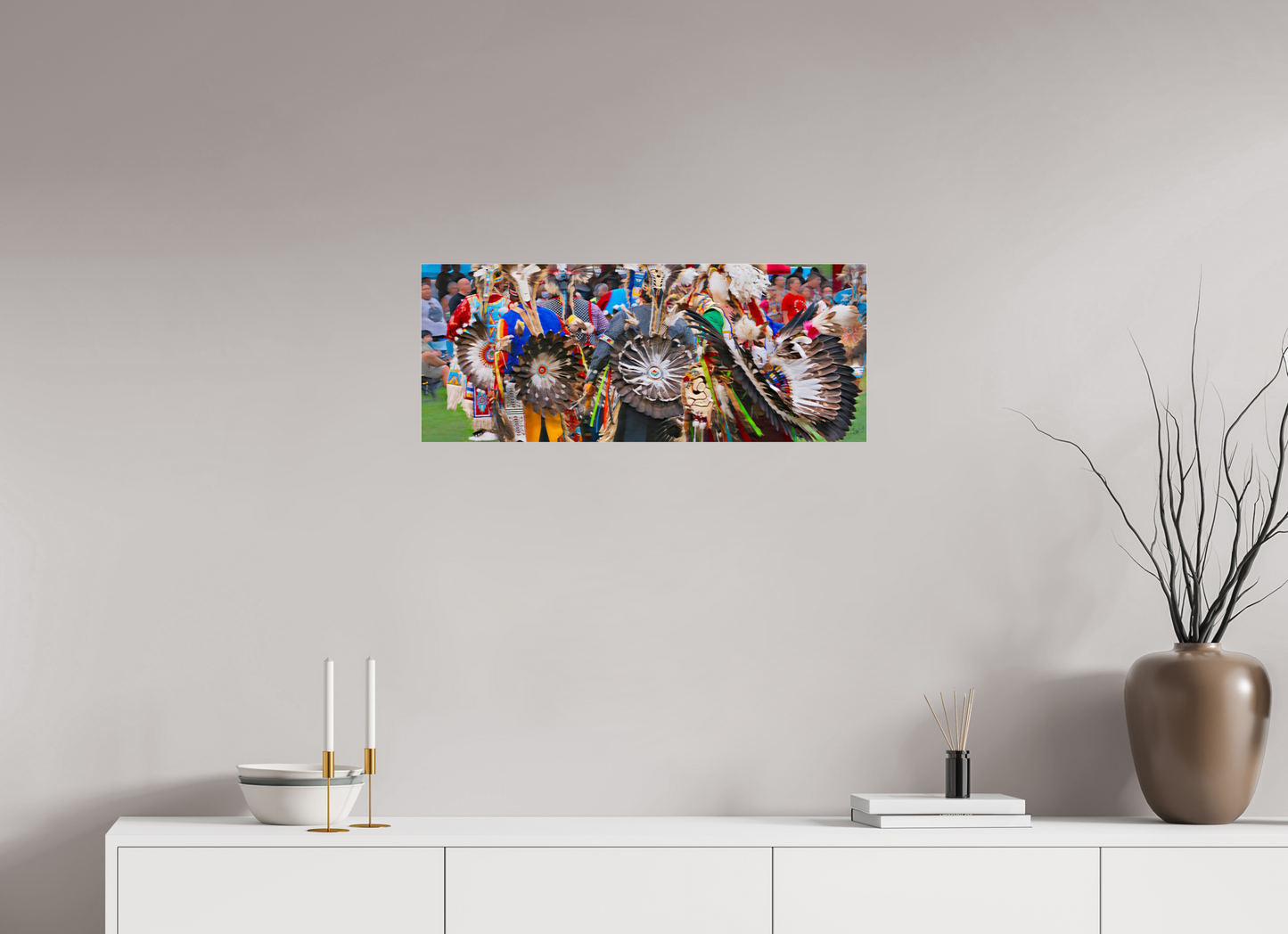 30 x 12″, Photo Print Under Acrylic Glass Dakota Gathering Metal Acrylic Glass