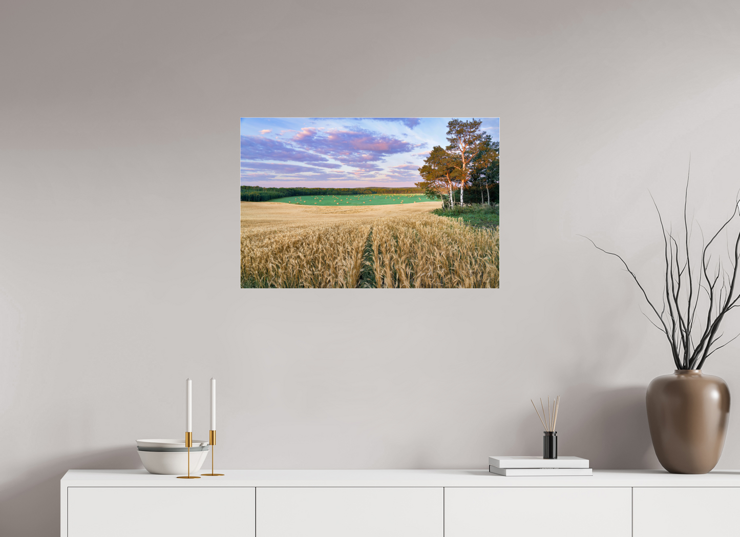 30.4 x 20″, Acrylic Glass. .16 thick Amber Waves 1