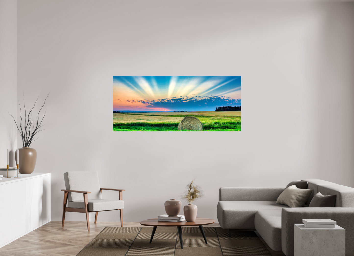 72.3 x 31″, Stretched Canvas Good Morning Sunshine