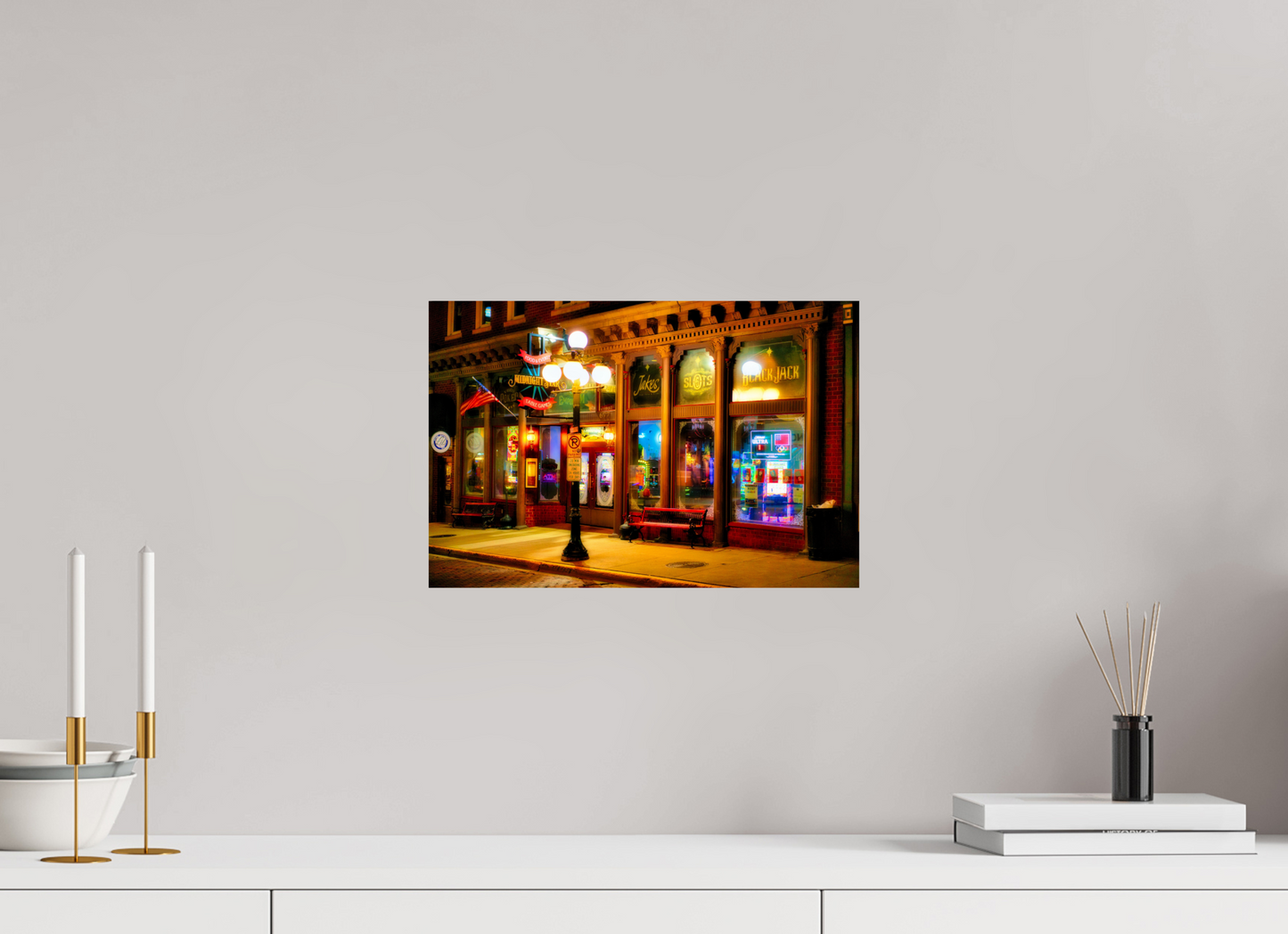 15 x 10″, Photo Print On Fuji Crystal DP II Deadwood at Night 2