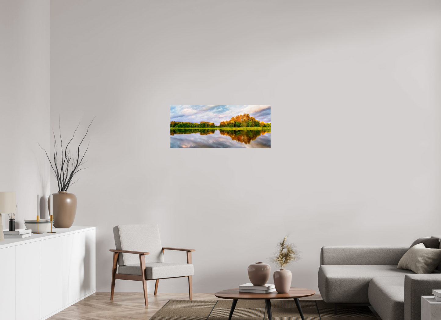 37.3 x 16″, Photo Print Under Acrylic Glass Lone Eagle Metal Acrylic Glass