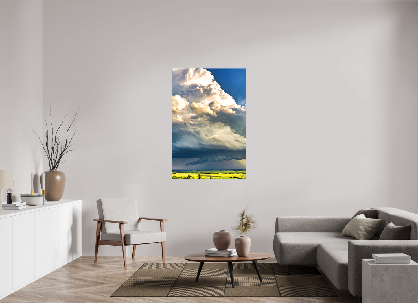 36 x 54″, Stretched Canvas Dakota Thunder