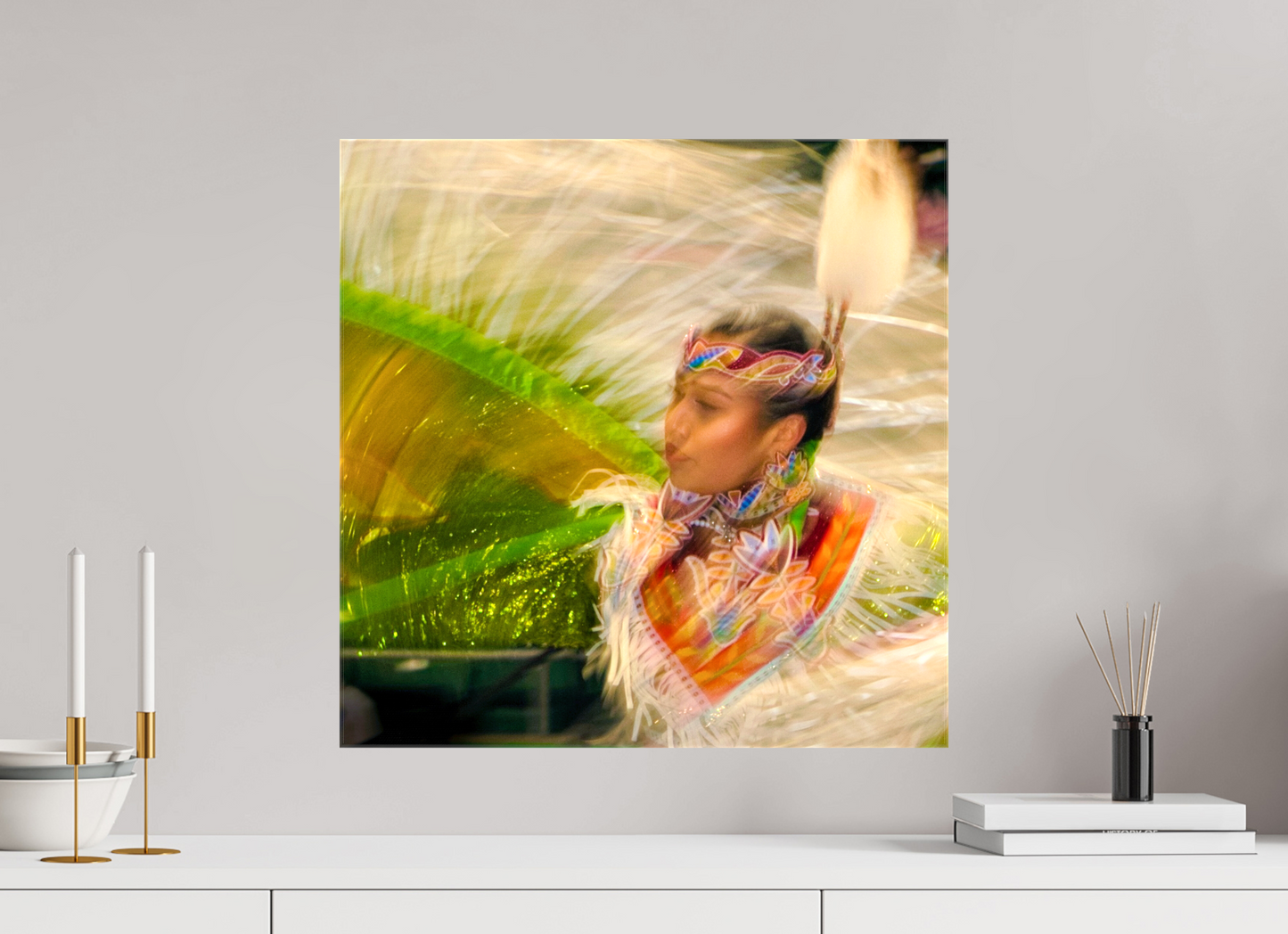 20 x 20″, Stretched Canvas Grace
