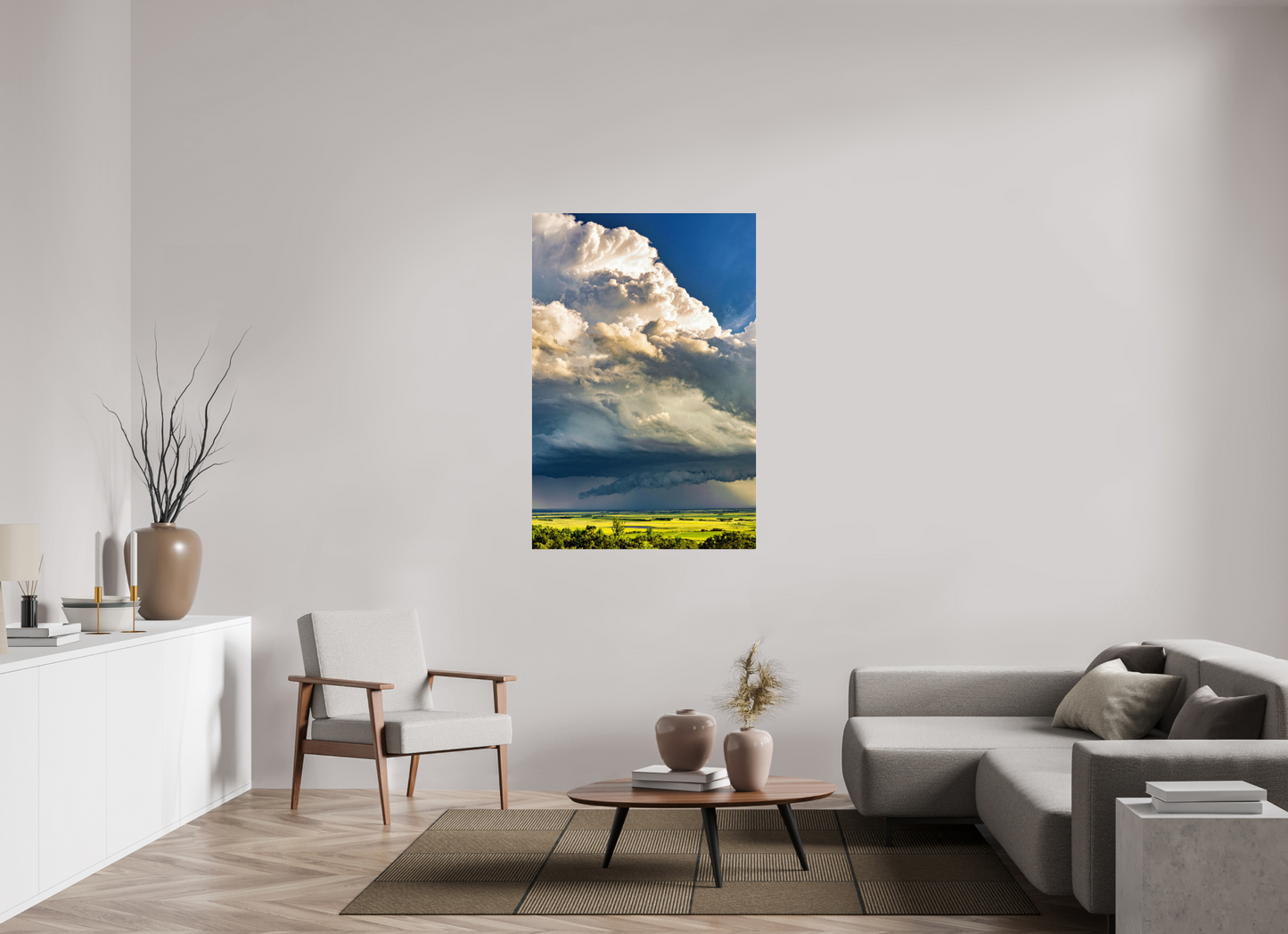 36 x 54″, Photo Print Under Acrylic Glass Dakota Thunder - Metal Acrylic Glass