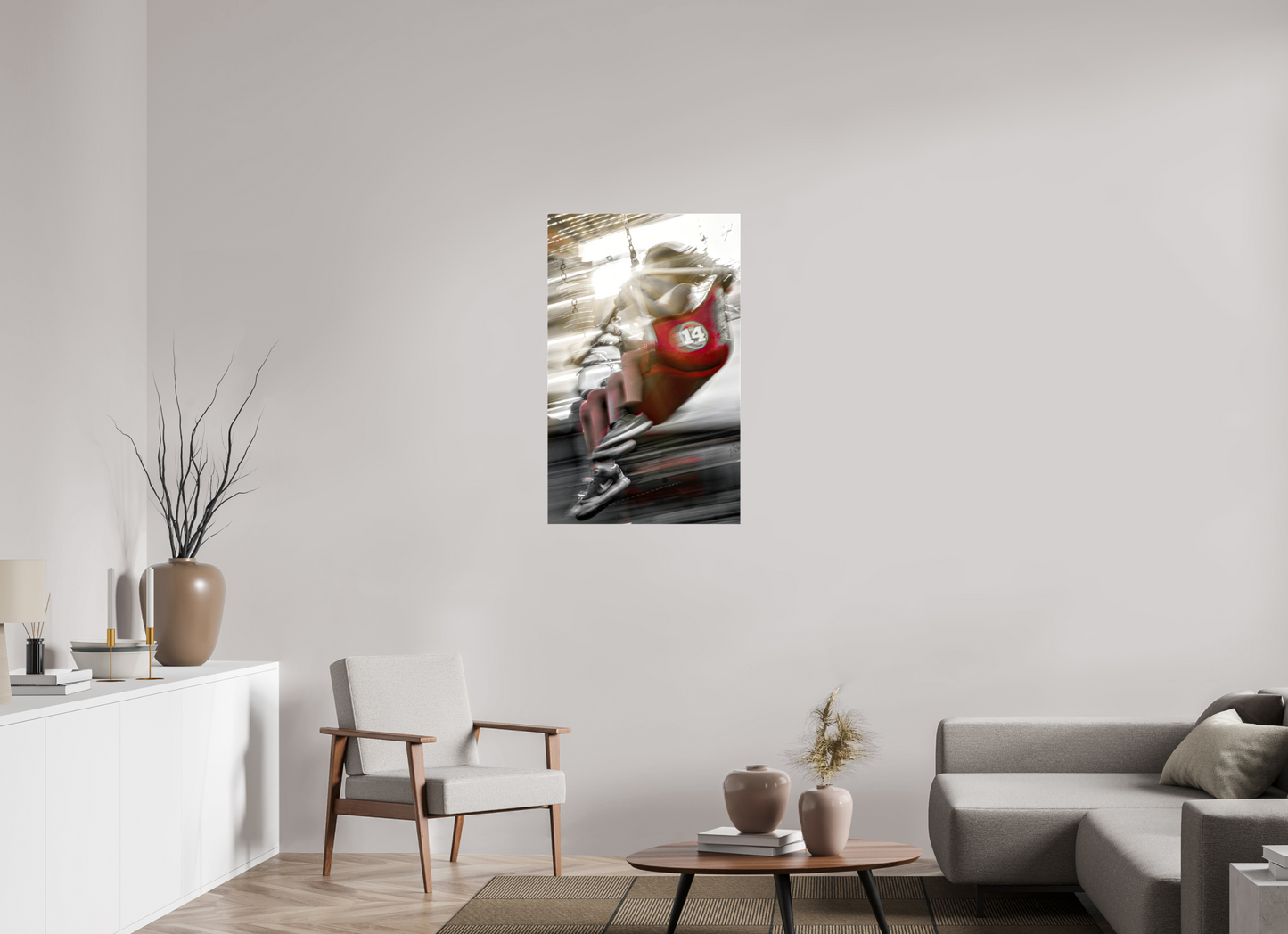 24 x 38.9″, Stretched Canvas Joy