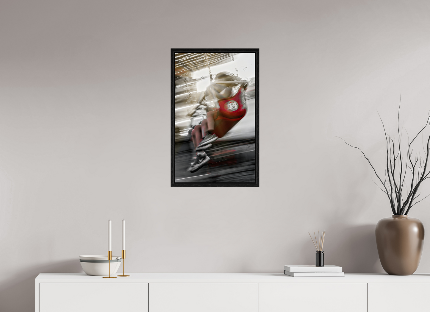 16 x 25.9″, Floater Frame Joy