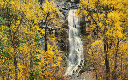 Main image Bridal Veil Falls Wide Spearfish Canyon