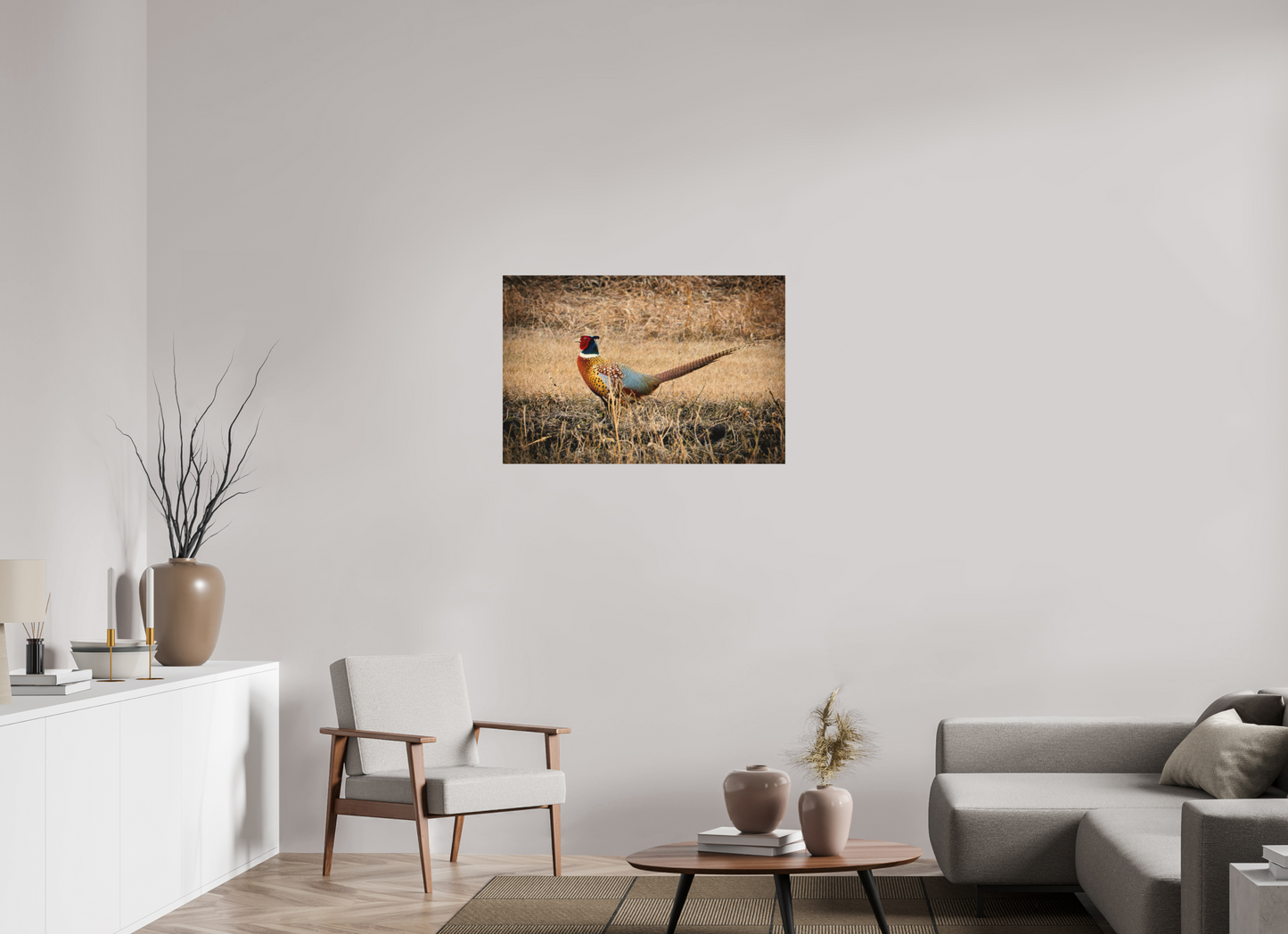 36 x 24″, Wood Print The Pheasant