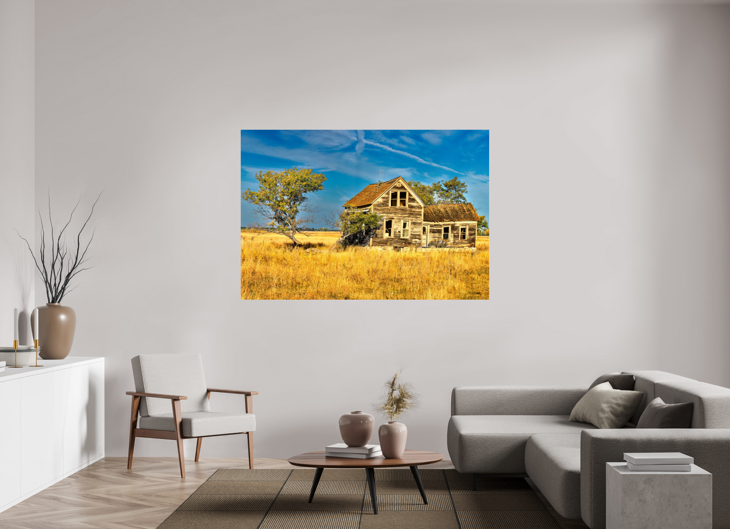 68.7 x 47″, Photo Print Under Acrylic Glass Lone Tree Metal Acrylic Glass