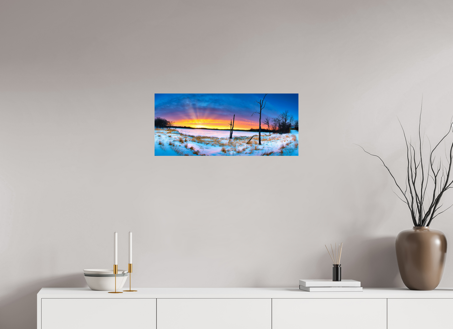 27.8 x 12″, Photo Print On Fuji Crystal DP II Winters Walk