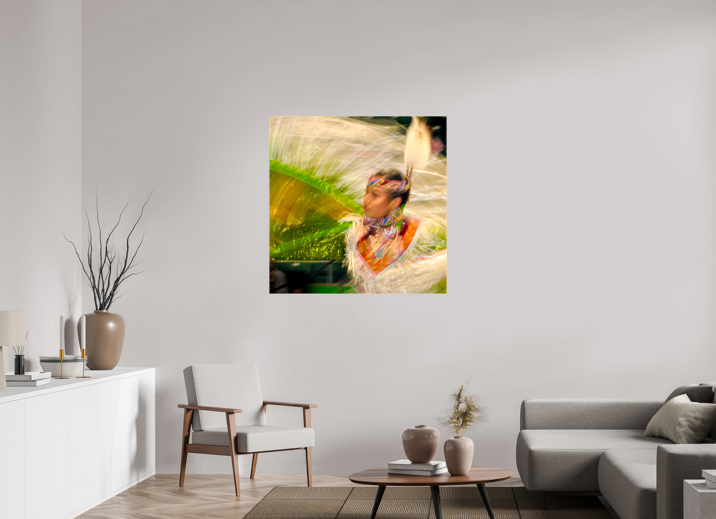 40 x 40″, Stretched Canvas Grace