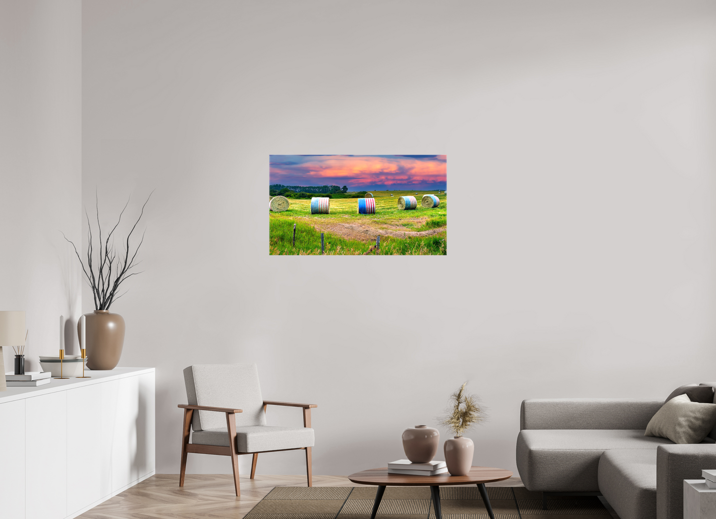 40 x 22.5″, Stretched Canvas God Bless America Metal Acrylic Glass