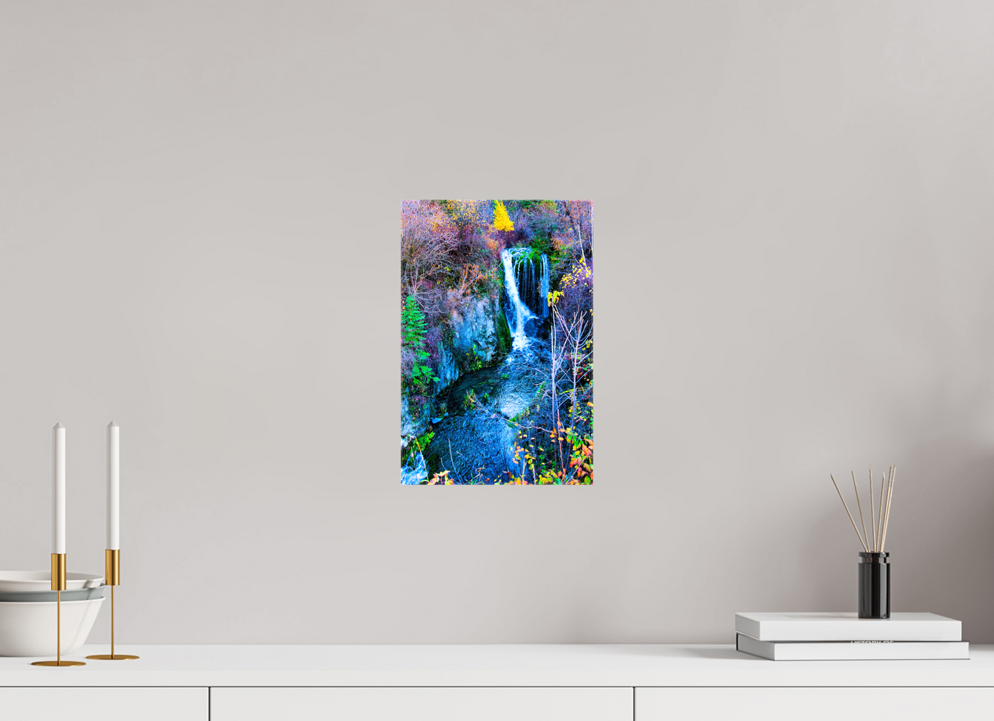 8 x 12″, Stretched Canvas Roughneck Falls Spearfish Canyon