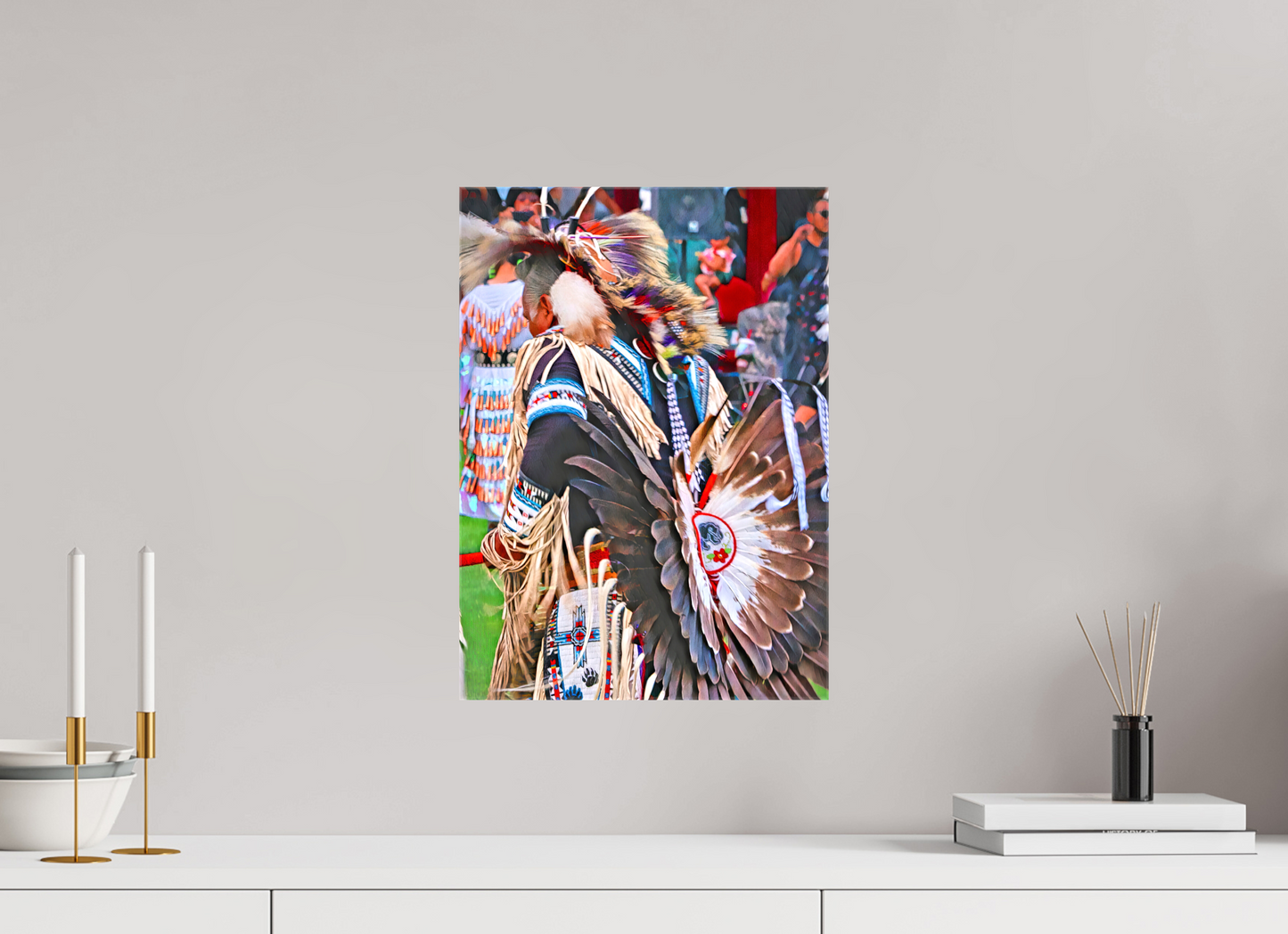 12 x 16.8″, Stretched Canvas His Dance
