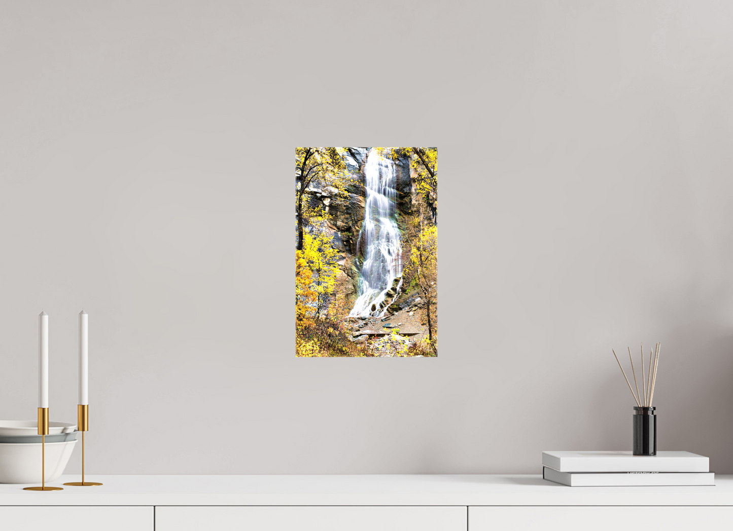 8 x 12″, Stretched Canvas Bridal Veil Falls Spearfish Canyon